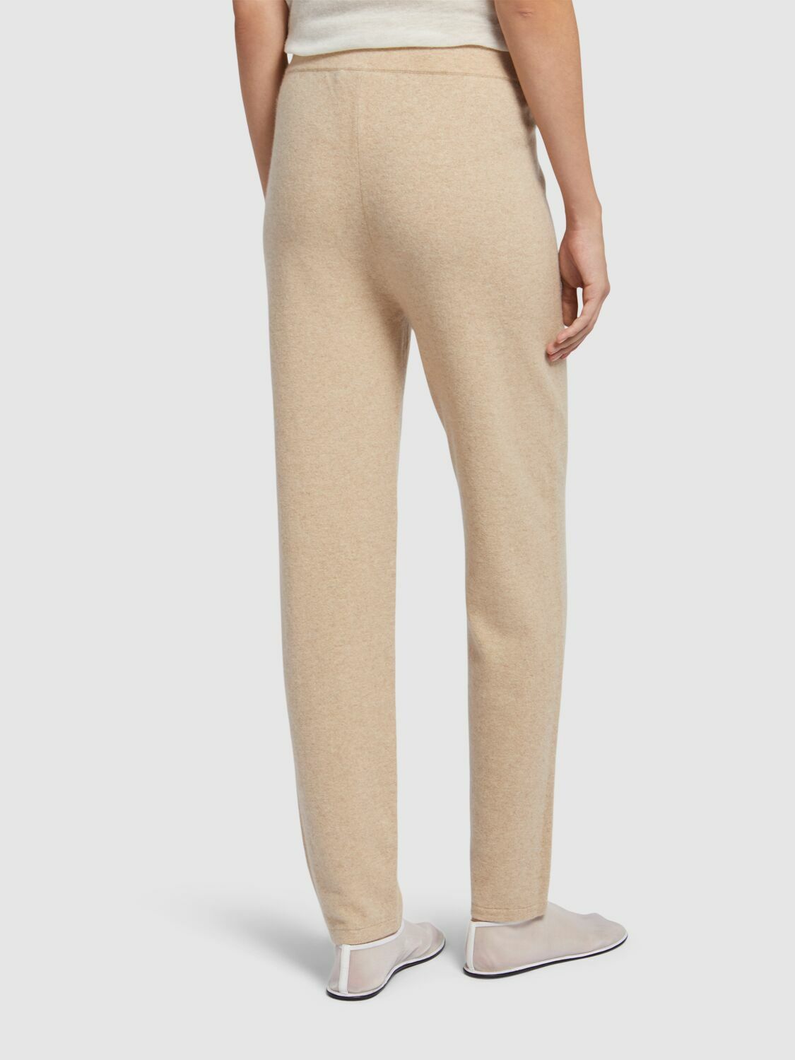 MAX MARA Larix Cashmere Blend Knit Straight Pants Max Mara