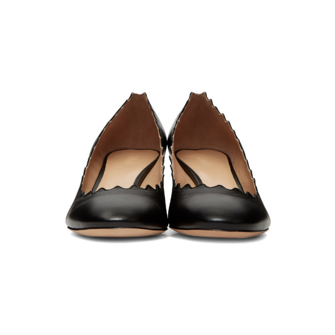 Chloe Black Nappa Lauren Heels