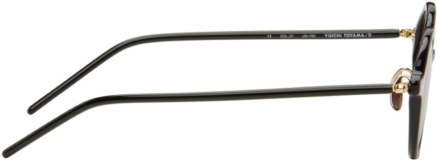 YUICHI TOYAMA. SSENSE Exclusive Black Janome Sunglasses