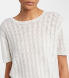 Lisa Yang Suyin pointelle cotton and cashmere sweater