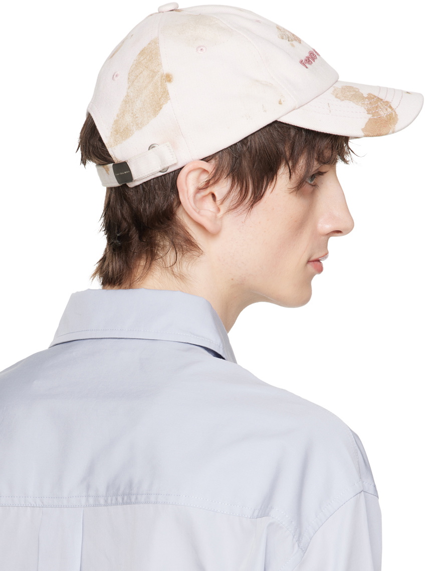 Feng Chen Wang Pink Embroidered Cap