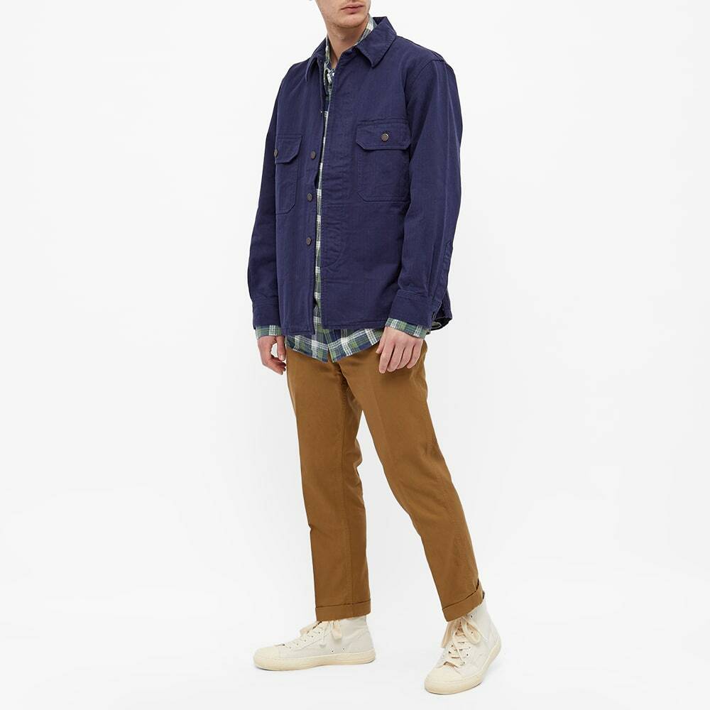 Visvim Men's High Water Chino in Khaki Visvim