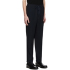 Barena Navy Linen Botto Trousers