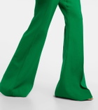Roland Mouret Asymmetric wool crêpe jumpsuit