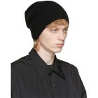 Our Legacy Black Wool Knitted Beanie