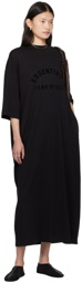 Fear of God ESSENTIALS Black Crewneck Midi Dress