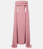 Solace London Nuri draped gown