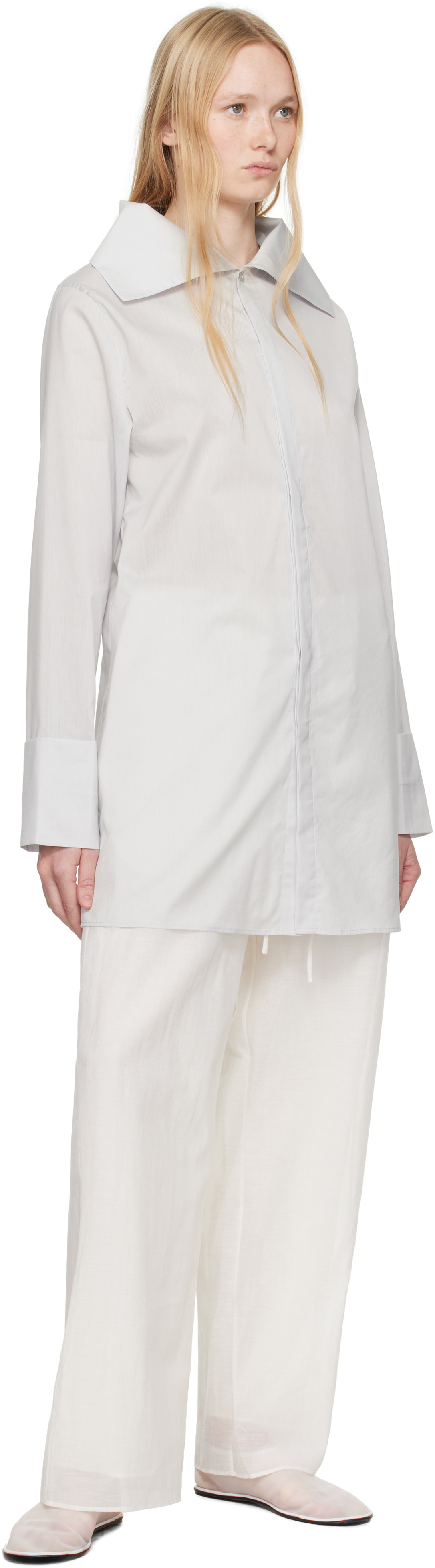 Ruohan White Rae Trousers