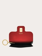 Ferragamo Womens Gancini key holder in Black