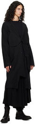 YOHJI YAMAMOTO Black Ta Tuxedo R-Standard Hakama II Trousers