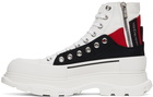 Alexander McQueen White Tread Slick Sneakers