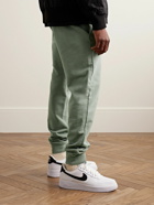 Stone Island - Tapered Logo-Appliquéd Cotton-Jersey Sweatpants - Green