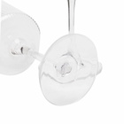 ferm LIVING Ripple White Wine Glasses - Set of 2 in Clear 