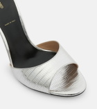 Tom Ford Spire metallic leather sandals