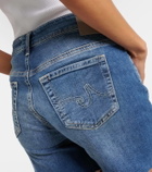AG Jeans Ex-Boyfriend high-rise denim shorts