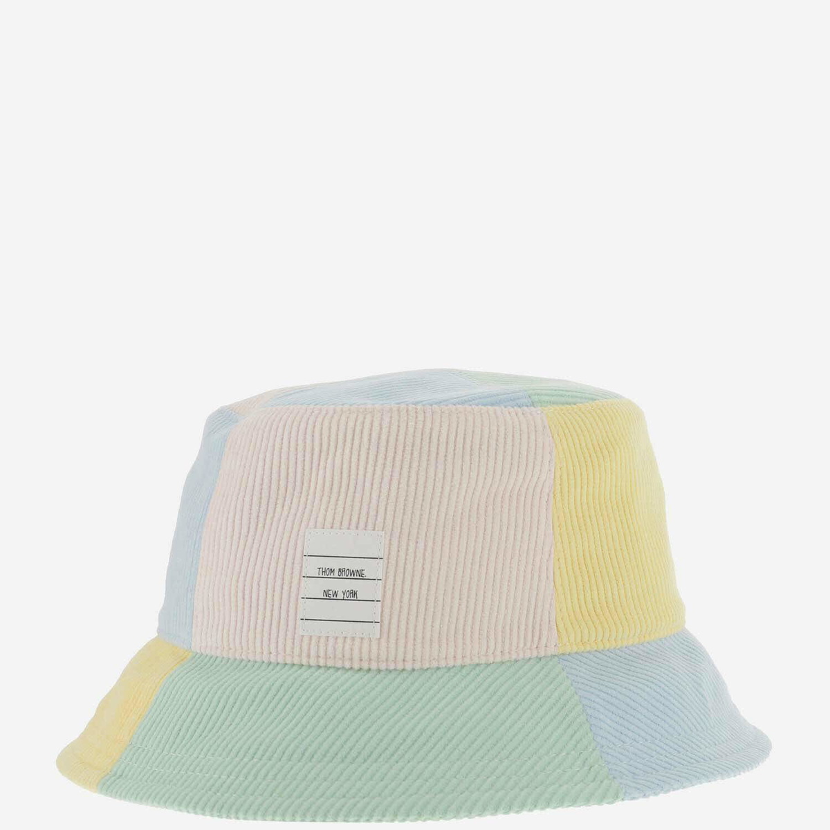 Thom Browne Colorblock Velvet Bucket Hat Thom Browne