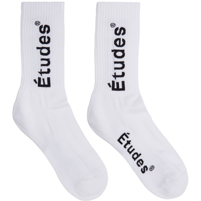 Photo: Etudes White Member Etudes Socks