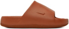 Nike Red Calm Slides