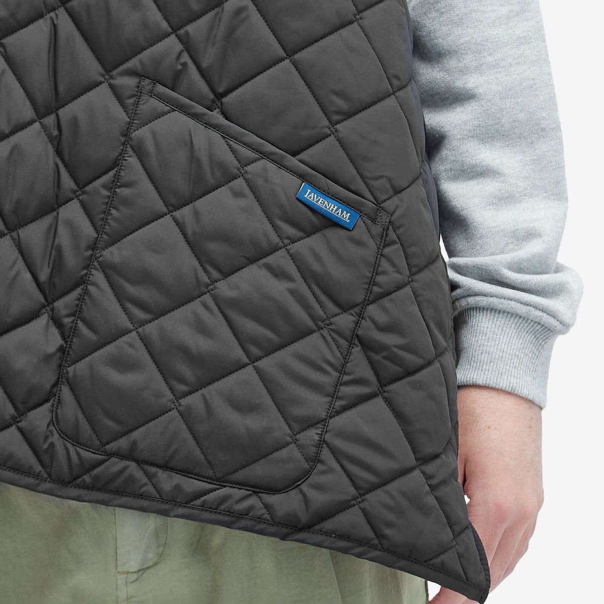 Comme des Garçons SHIRT Men's x Lavenham Thornham Vest in Black