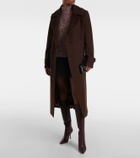 Jimmy Choo Agathe 85 leather knee-high boots