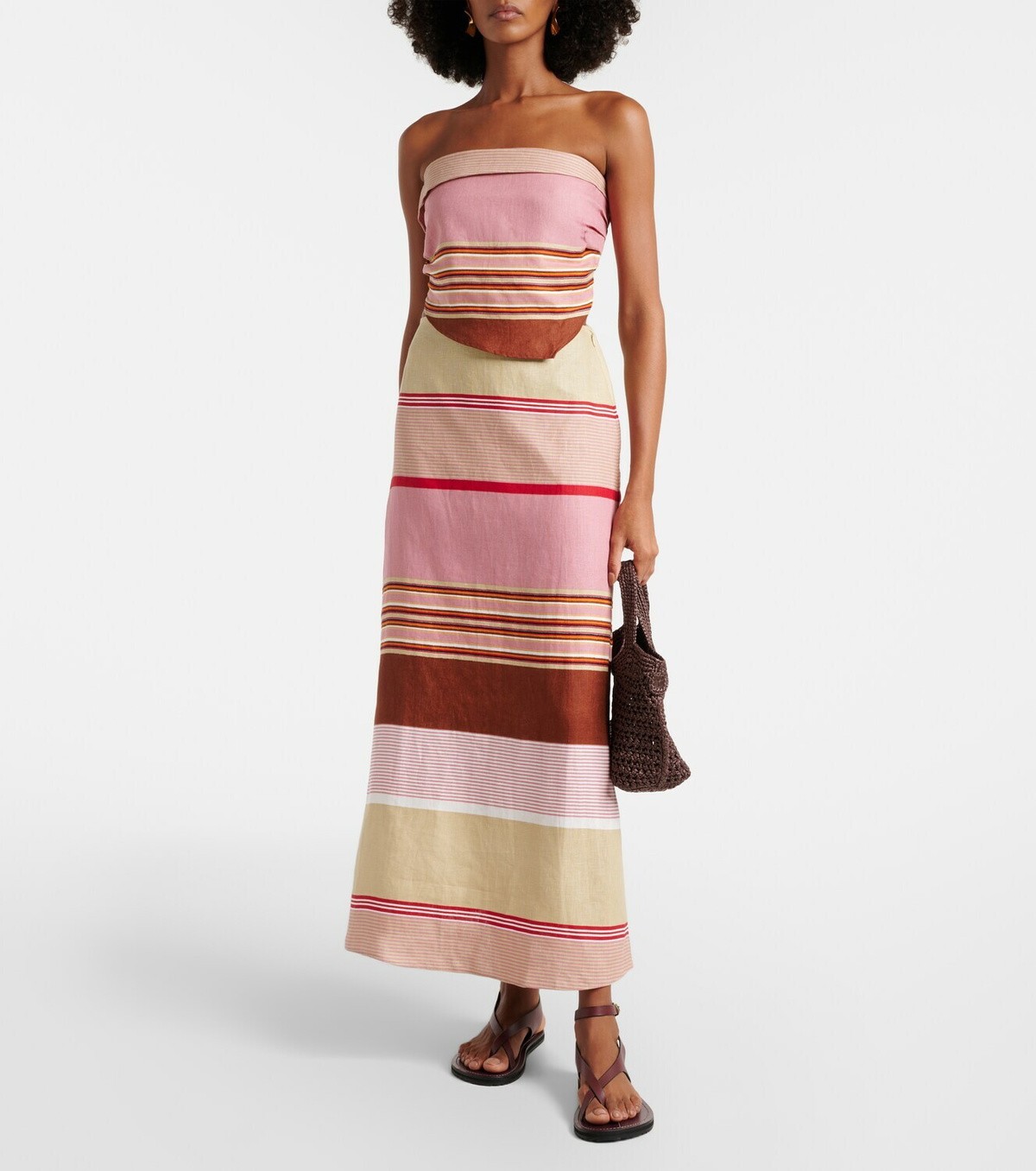 Faithfull Ebbe striped linen top