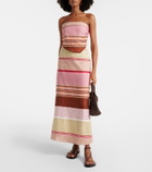 Faithfull Ebbe striped linen top