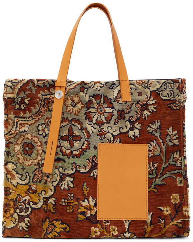Photo: PB 0110 SSENSE Exclusive Brown HB 1 Tote