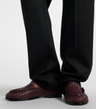 Bottega Veneta Silenzio Intrecciato leather loafers