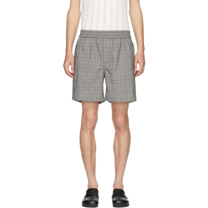 Linder Grey Plaid Bennett Shorts
