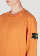 Stone Island - Compass Patch Sweatshirt in Orange