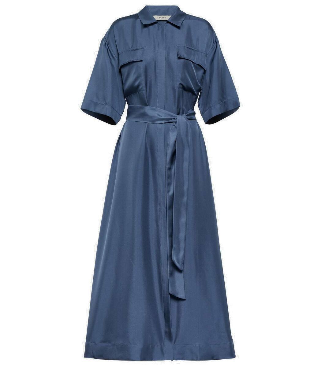 Asceno Jody velvet maxi dress ASCENO