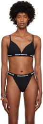 Heron Preston Black Triangle Bra
