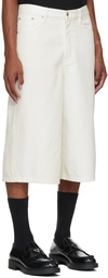 Dries Van Noten Off-White Pino Shorts