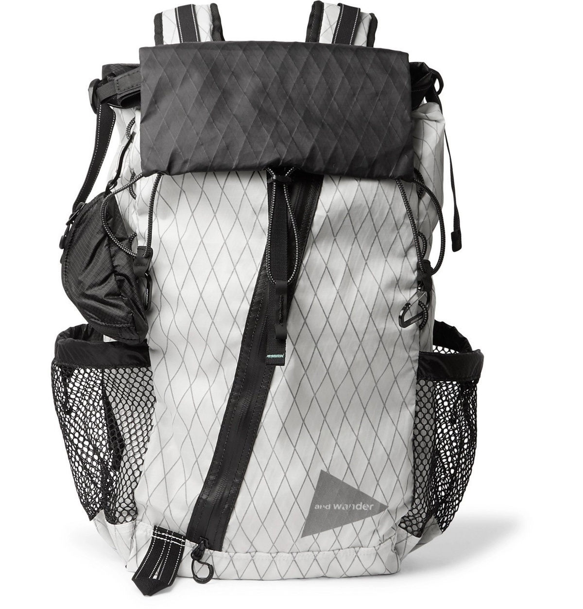 And Wander - X-Pac Printed Ripstop Backpack - White