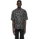 Givenchy Black Jewelry Print Loose Fit Shirt