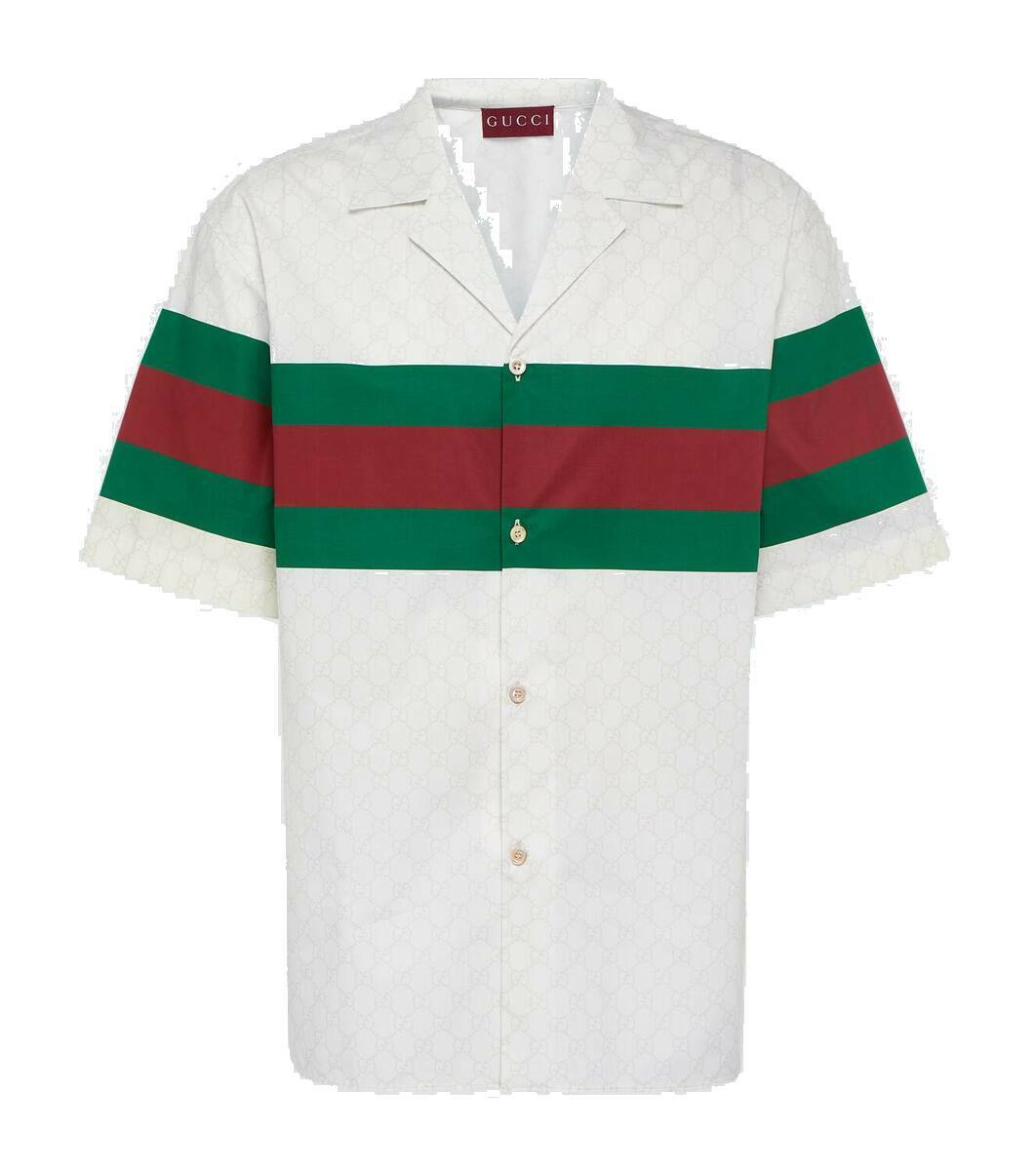 Gucci Logo silk bowling shirt Gucci