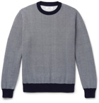 Mr P. - Birdseye Cotton Sweater - Men - Navy