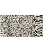 Bode Men's Gluckow Scarf in Black Cream