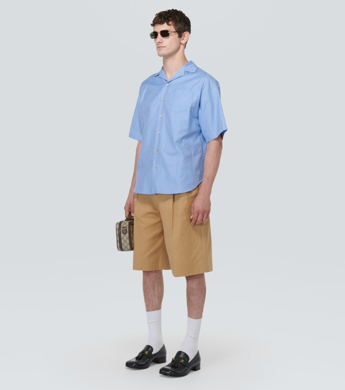 Gucci Mini GG cotton Oxford shirt