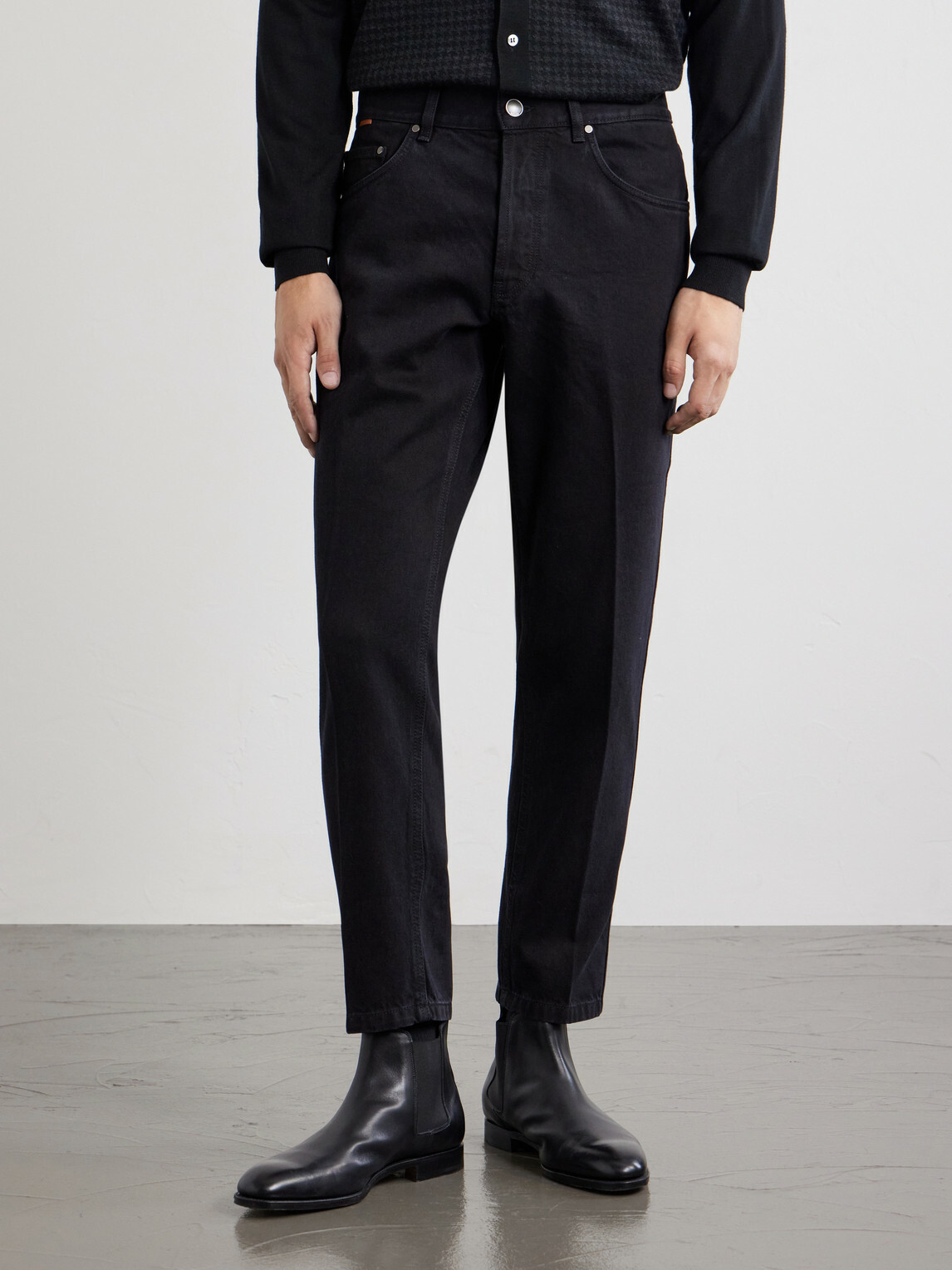 Lardini - Straight-Leg Jeans - Black