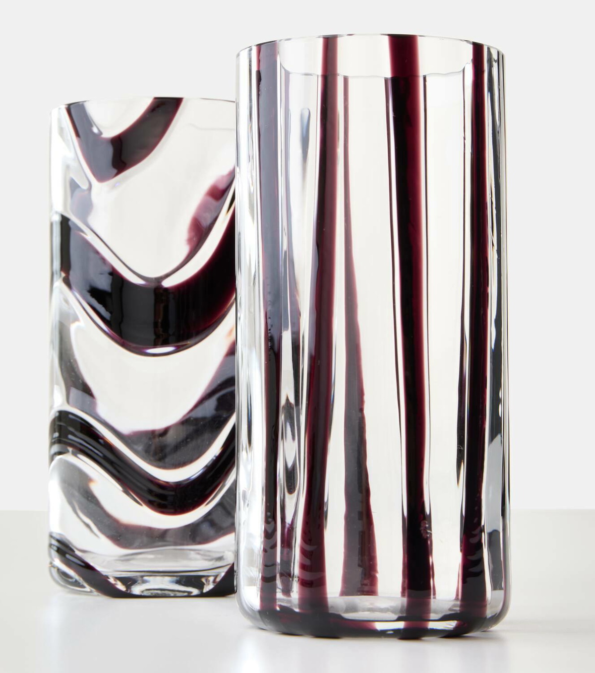 NasonMoretti Cyrcus set of 2 glass highball glasses