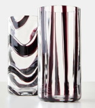 NasonMoretti Cyrcus set of 2 glass highball glasses