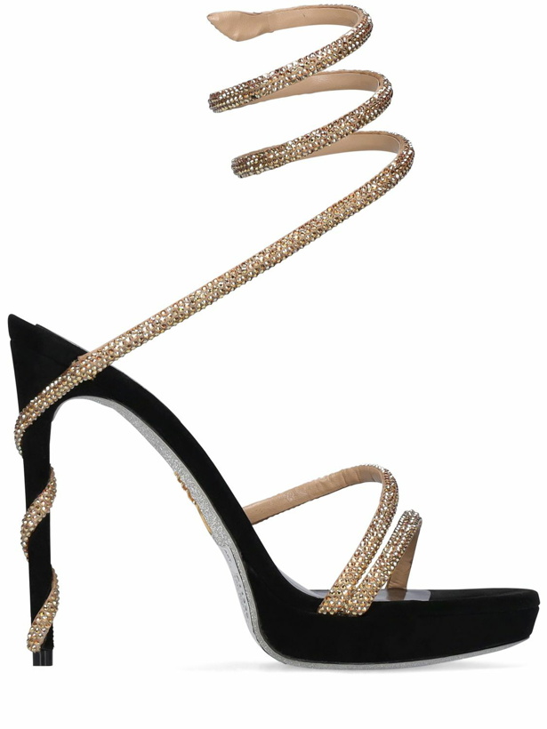 Photo: RENÉ CAOVILLA 120mm Satin & Crystal High Heel Sandals