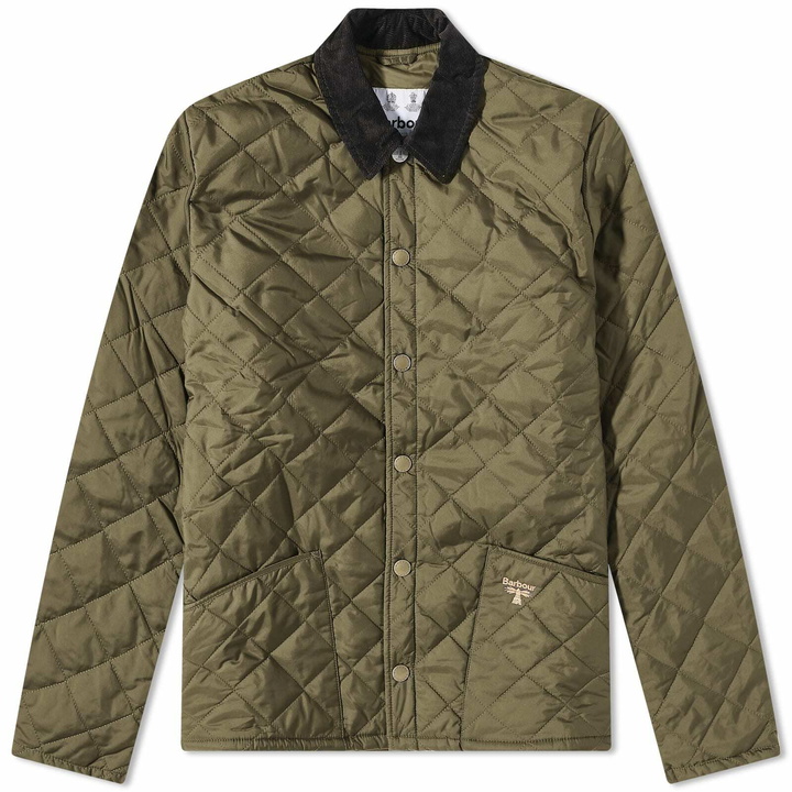 Photo: Barbour Men's Starling Quilted Jacket in Olive