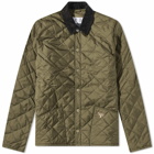 Barbour Men's Starling Quilted Jacket in Olive