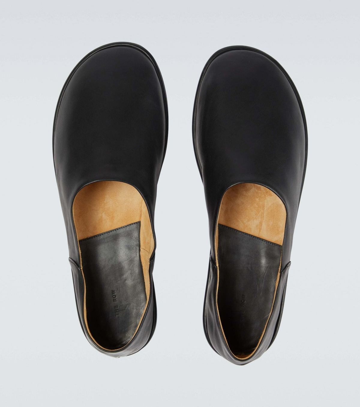 The Row Canal slip on leather shoes The Row