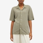 Rag & Bone Men's Jacquard Avery Short Sleeve Shirt in Vetiver