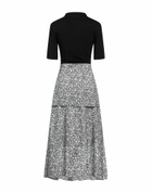 Maje Womens Midi dress in Black