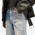 Our Legacy Women's Wide Leg Distressed Jeans in Blue