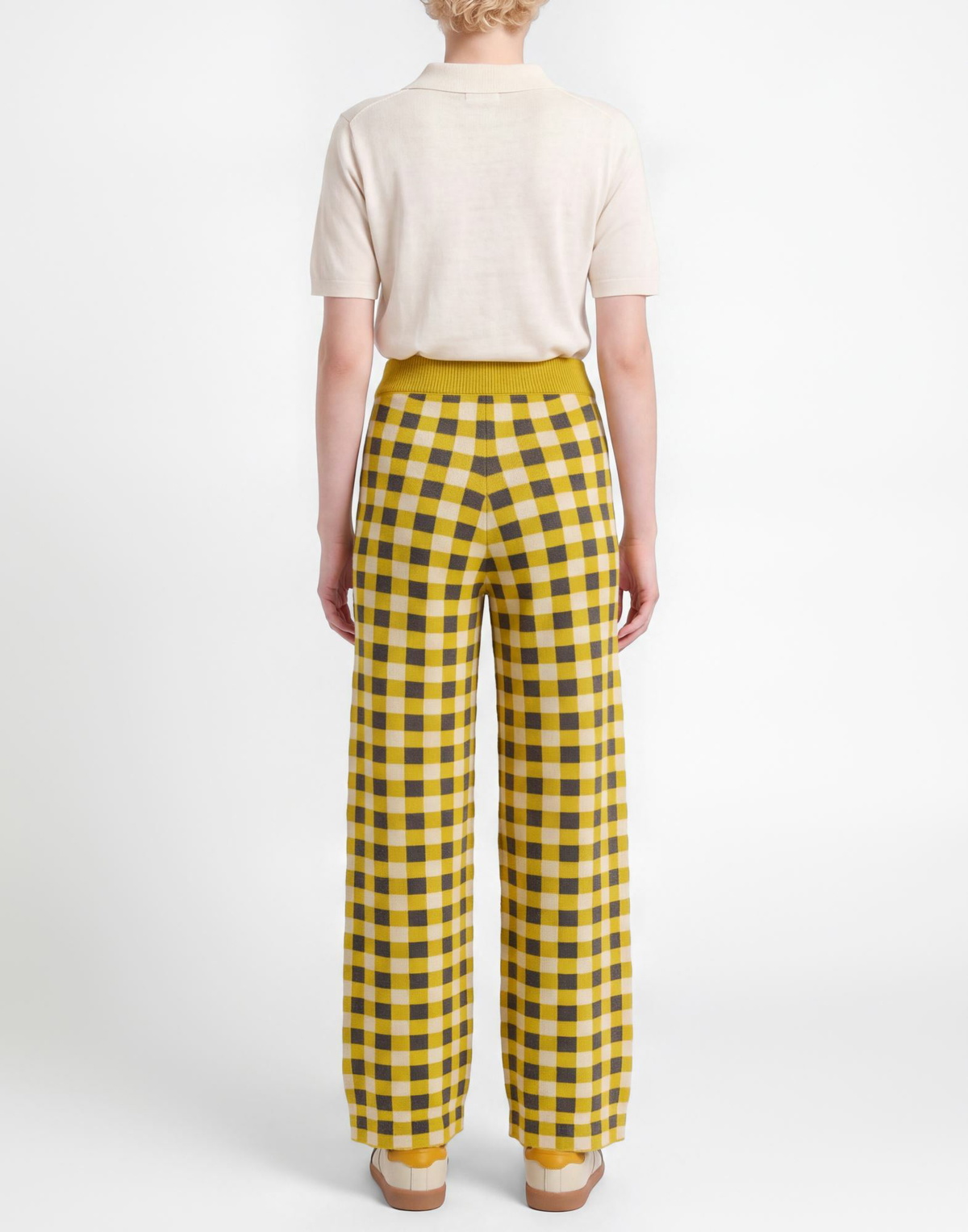 Drumohr Womens Pants in Yellow